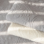 Cotton Quilted Sofa Cover, Non-Slip Couch Protector Fits Backrest, Seat & Armrest