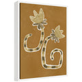Sylvie Delicate Bloom 8 Framed Canvas by Shatha Al Dafai