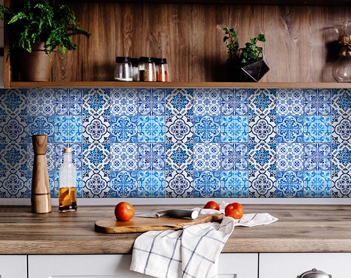 4 X 4 Azul Gianna Peel And Stick Tiles