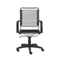 43 Chrome and Black Round Bungee High Back Office Chair