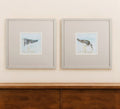 Set of Two Sandpipers Watercolor Wall Art