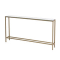 56 Silver and gold Mirrored glass console Table