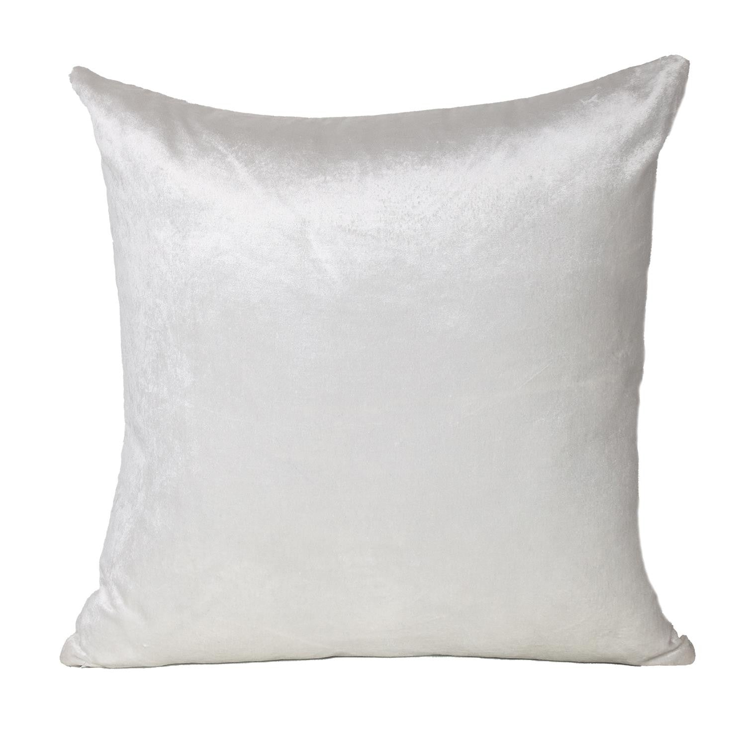 Classic 22 Solid Color White Soft Touch Throw Pillow