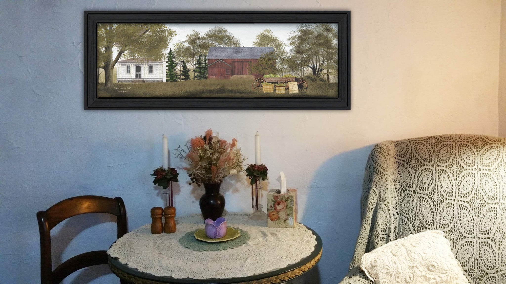 Sweet Corn For 1 Black Framed Print Wall Art