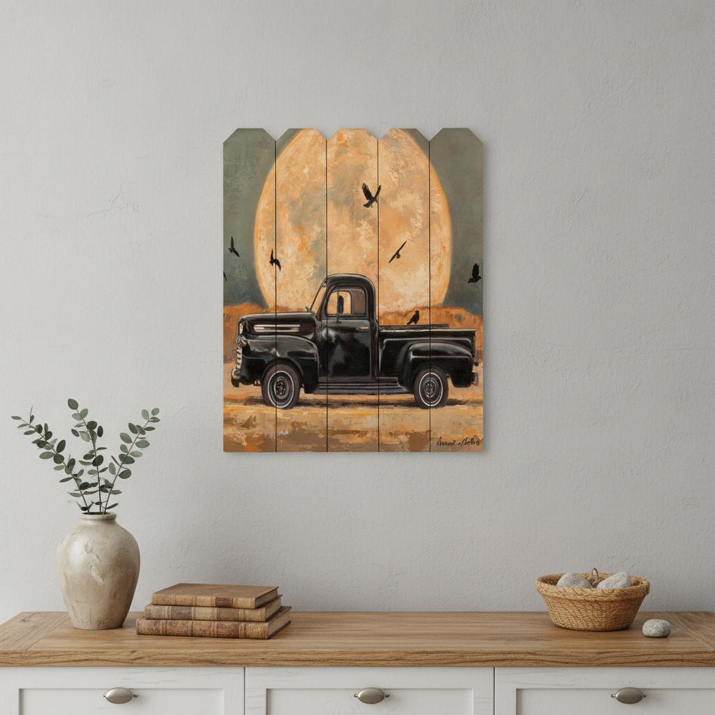 Harvest Moon Pick Up Unframed Wall Art