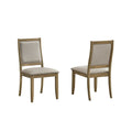2pc Ash Brown Dining Chairs
