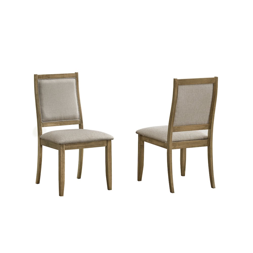 2pc Ash Brown Dining Chairs