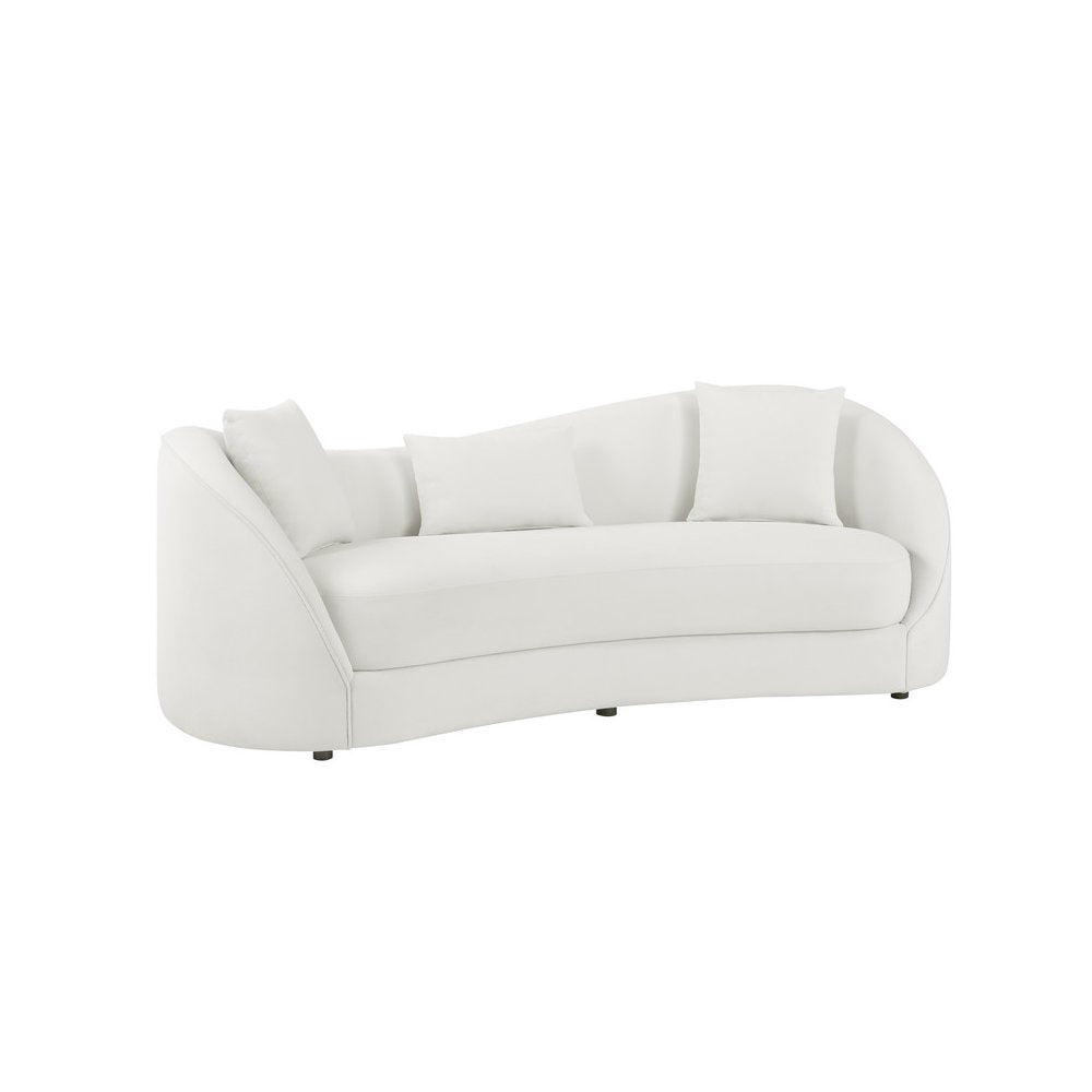 Cloud Gray Sofa Aymmetrial HighLow Backrest