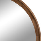 Hatherleigh Round Wood Wall Mirror