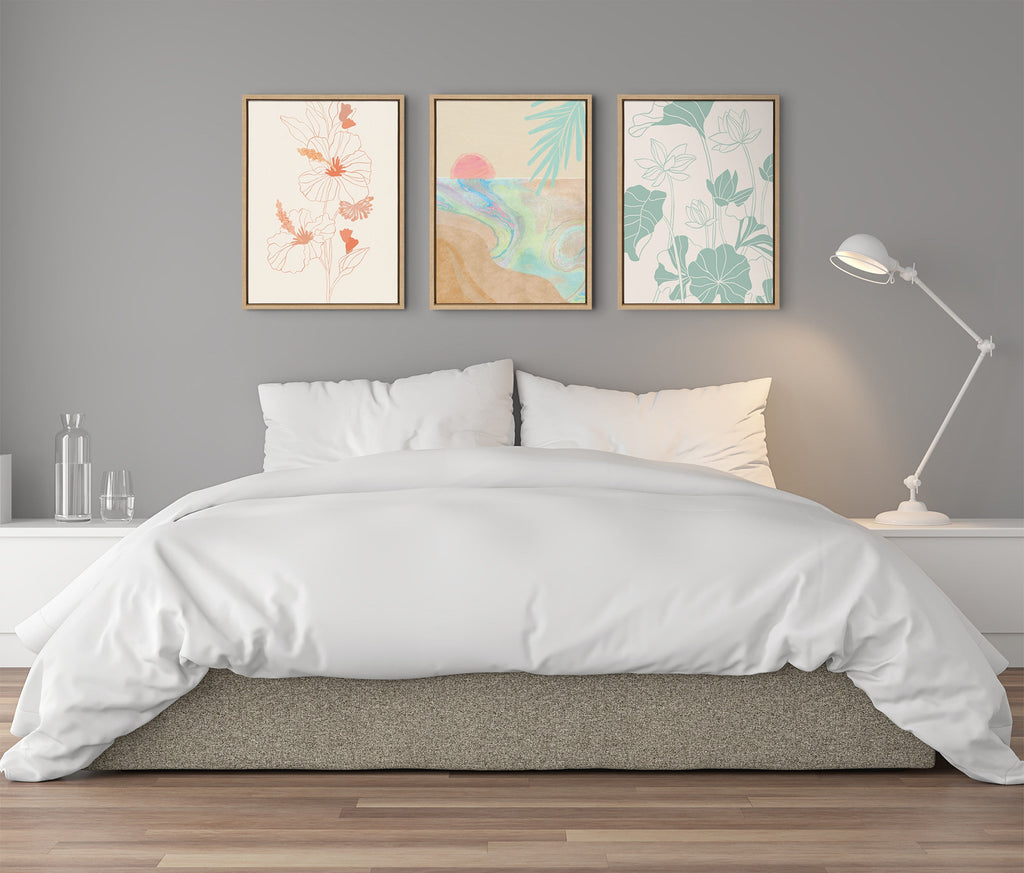 Sylvie Hilo Framed Canvas by Kasey Free
