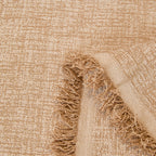 Linen-Look Textured Couch Throw Cover, Breathable Sofa Blanket & Furniture Protector