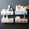 SHOPITECH 4 Pc Bathroom Set Round Corner Kitchen Bathroom Shelf SelfAdhesive Sticker Hooks Multipurpose Wall Holder Bathroom St