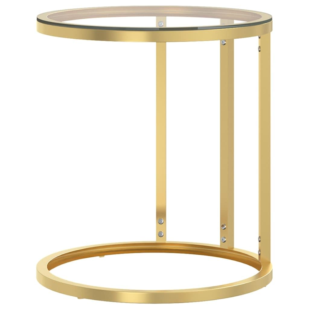 vidaXL Modern & Functional Round Side Table - Thumbnail 3