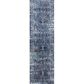 Alora Decor Swagger 2'3" X 7'7" Scroll Work Dk Blue/Lt. Blue/Ivory/Black Rug
