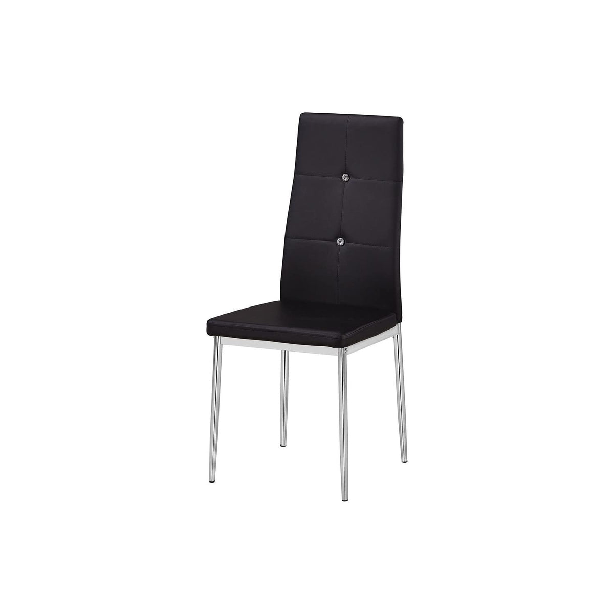 Best Master Furniture Chapman Modern Living Parson Chairs - Set Of 2, Black