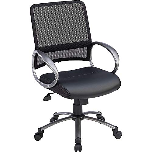 Lorell Mid Back Task Chair, Black