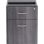 Lorell, Llr69562, Weathered Charcoal Laminate Desking Pedestal, 1 Each