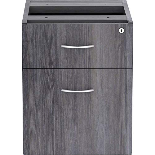 Lorell, Llr69562, Weathered Charcoal Laminate Desking Pedestal, 1 Each