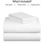 Luxclub 4 Pc Sheet Bed Sheets Deep Pockets 18'' Eco Friendly Wrinkle Free-Kids-Fitted Sheets Machine Washable Hotel Bedding Silk