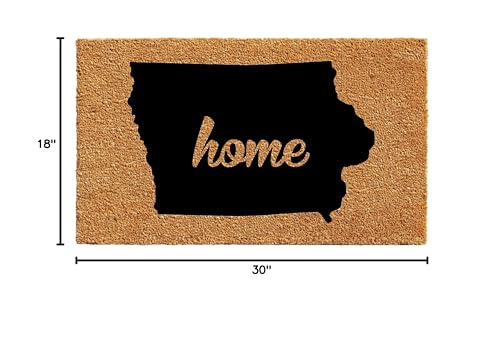 Calloway Mills 105231830 Lowa Doormat, 18' X 30', Natural/Black