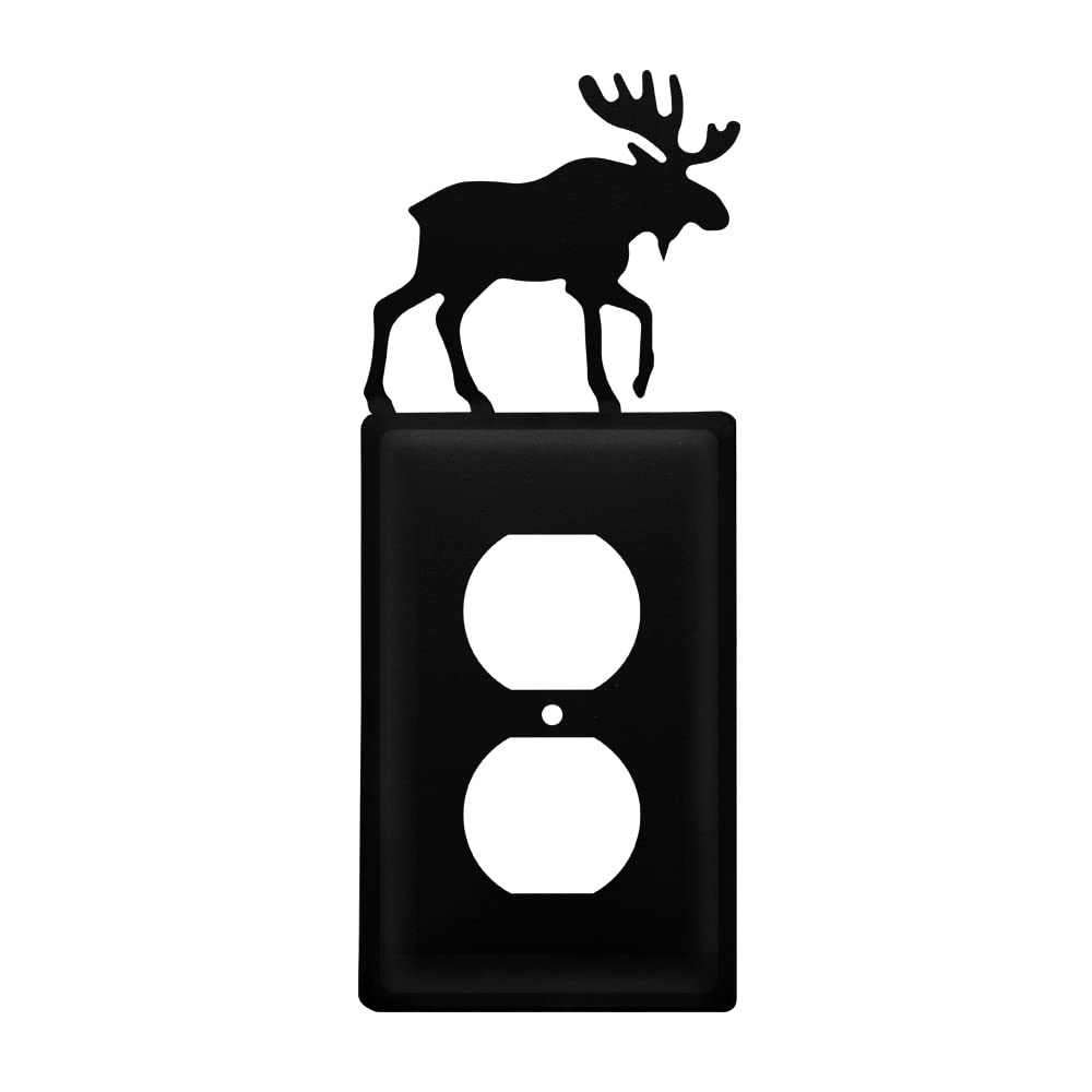 Village Wrought Iron Moose Outlet Cover