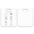 MOPFOL 12x10 Inch PP QuickFold Laundry Board Rounded Corners Design Clothes Folding Tool for Shirts Pants Storage