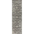 Alora Decor Swagger 2'3" X 7'7" Floral Distress Gray/Dk Gray/Tan/Ivory/Black Rug