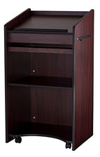 Oklahoma Sound Aristocrat Floor Lectern, Mahogany