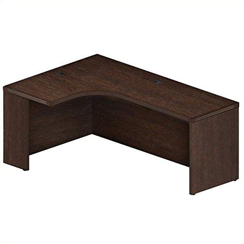 Safco Mayline AEC72LLDC Aberdeen 72"W Left Extended Corner Table, Mocha Tf