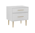 Gloria Two Drawer Nightstand