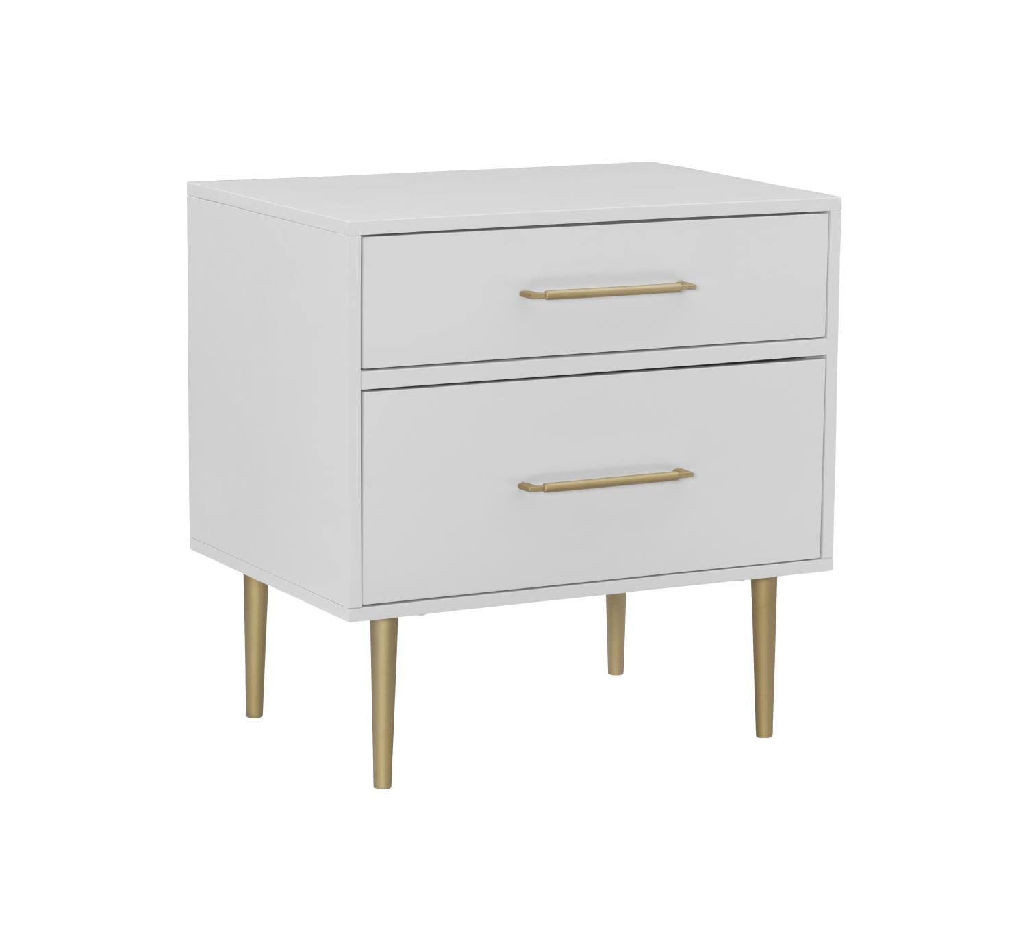 Gloria Two Drawer Nightstand