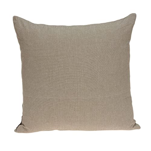 HomeRoots 100% Cotton Parkland Collection Amila Transitional Tan Pillow Cover