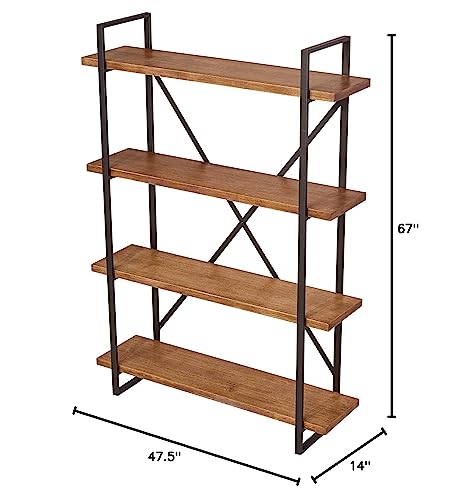 International CaravanInternational Caravan Hamburg Contemporary Laredo Four Tier Shelf