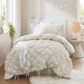 Lily 2PCS Comforter Set, Ivory color