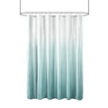 Ombre Printed Seersucker Shower Curtain