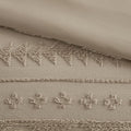 Breckenridge Chenille Oversized Comforter Set, Tan color