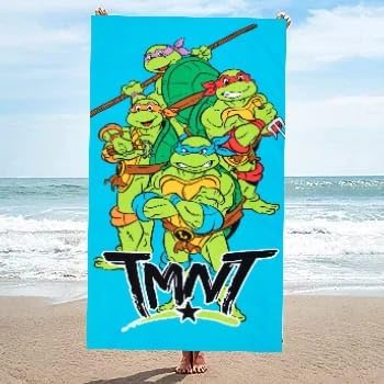 Tiqh Kids Quick Drying High Absorbent Lightweight Super Soft Bath Towel Wash Cloth (30X60 Inches) (Pattern 09)