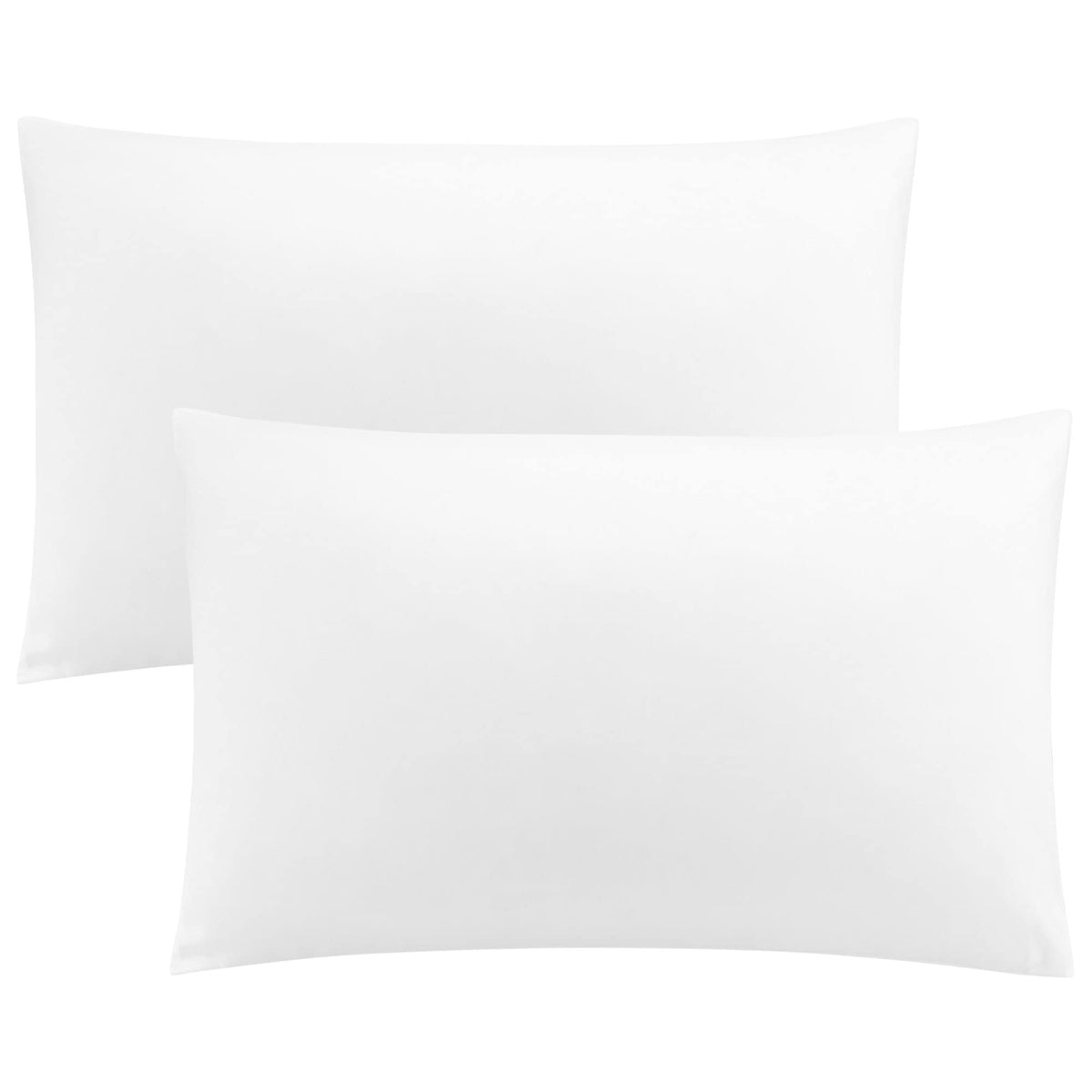 Piccocasa Luxury Cooling Pillow Cases King Size, Pillow Cover Set Of 2, Softness And Breathable Pillowcase With Zipper Closure W