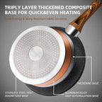 CasaFoyer 8-Inch Non-Stick Egg Frying Pan with Induction Base - Ideal for Steak, Bacon, Hot-Dogs, and Burgers