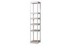 Baxton Studio Gavin Modern And Contemporary White Metal 5-Shelf Closet Storage Racking Organizer