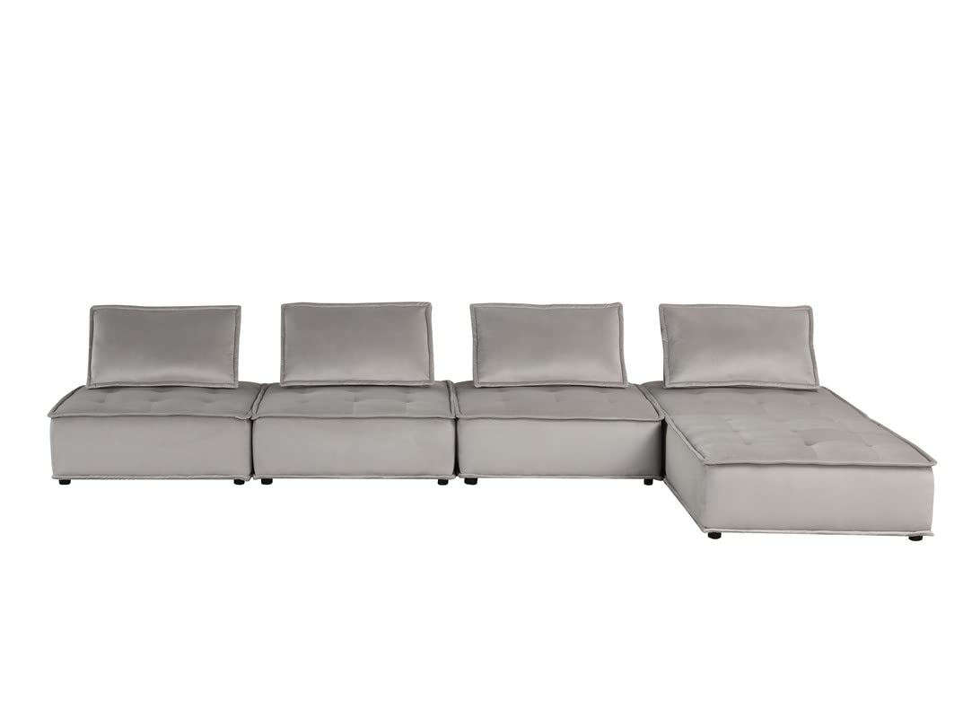 Lilola Home Anna 5 Pc Sectional Sofa