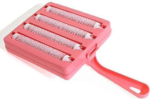 Zurity Handheld Carpet Roller Cleaning Brush With Dust Crumb Collector | Dust Cleaner For Home | Cleaning Supplies | 4 Roller Br