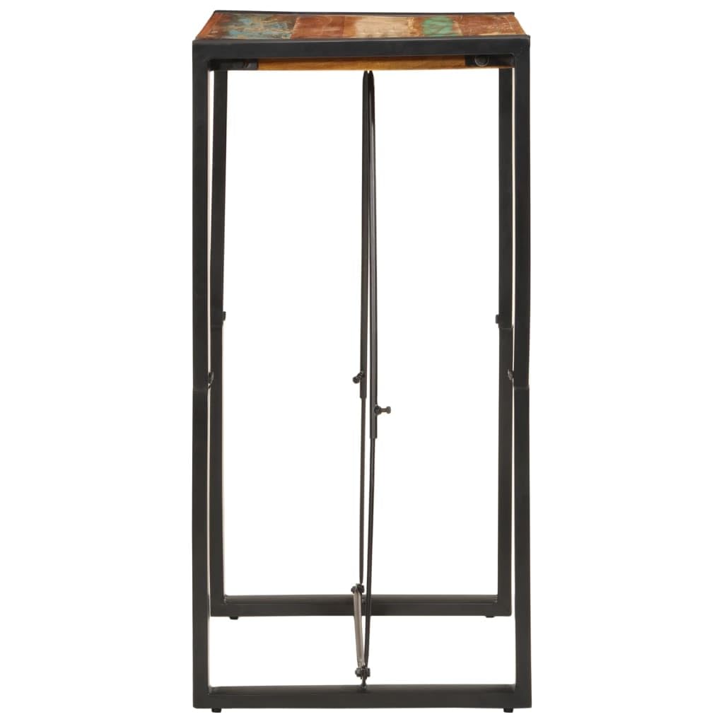 vidaXL Bar Table Wooden Home Dining Room Kitchen Café Banquet Rectangular Industrial Dinner Table Furniture 180cm Solid Reclaimed Wood