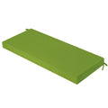 Idee-Home Outdoor Bench Cushion, Outside Cushions For Outdoor Furniture, Waterproof Seat Pad With Ties For Garden Backyard