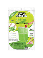 Flings Kiwi Trash & Recycling Bins - 13-Gallon (1 Pc.) - Perfect For Parties, Events & Home - Convenient Solution