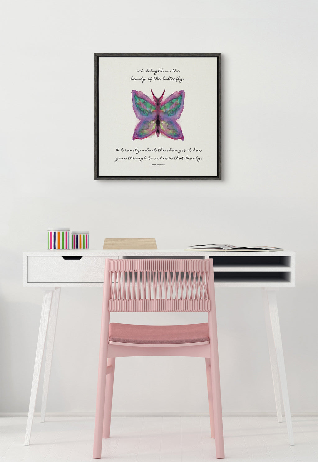 Sylvie The Growth of the Inner Being Framed Canvas by Mentoring Positives