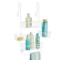 Indian Decor 285600 Over Door Shower Caddy  Toiletry Storage Shelves  Hanging Bathroom Organiser For Shampoo, Conditioner, Soa