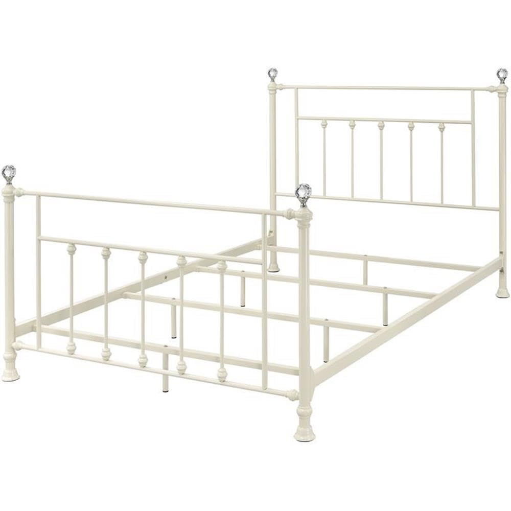 Acme Comet Metal Frame Full Bed in White