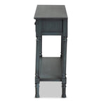 Baxton Studio Garvey French Provincial Grey Finished Wood 3-Drawer Entryway Console Table