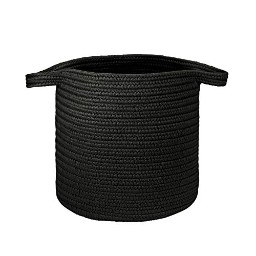 Colonial Mills Farm Braided Hamper Laundry Basket, 16&quot;X16&quot;X20&quot;, Ebony
